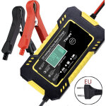 Chargeur de batterie intelligent 12v 6a, chargeur batterie mainteneur et automatique r�paration fonction ...