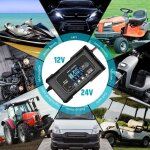 Chargeur de batterie intelligent 20 a, lithium, lifepo4, plomb - acide (agm / gel / sla. ) chargeur de ...