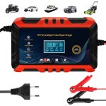 Chargeur de batterie intelligent 6a 12v, ultrixe mainteneur de chargeur batterie voiture, chargeur de ...