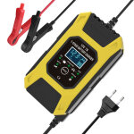 Chargeur de batterie intelligent 7a / 12v chargeur de moto rapide portable avec mode de r�paration de ...