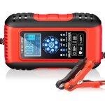 Chargeur batterie lithium, 12v / 24v 10a chargeur batterie voitures auto avec �cran lcd, maintien de ...