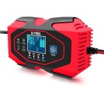 Chargeur de batterie lithium 12v 6a ? charge automatique 7 �tapes ? protection contre surcharge ? compatible ...