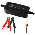 Meca24 - chargeur de batterie moto - quad - tracteur - tondeuse - maintien de charge 6v / 12v - cordon ...