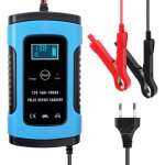 Chargeur de batterie de voiture 12v chargeur de moto (bleu)