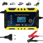 Ahlsen - chargeur de batterie de voiture ? chargeur de batterie intelligent 12 v / 6a, Écran lcd, mainteneur ... Ahlsen - chargeur de batterie de voiture ? chargeur de batterie intelligent 12 v / 6a, Écran lcd, mainteneur ...