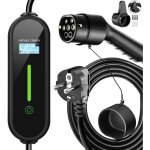 Chargeur de véhicule électrique, 10m 3, 6kw 16a13a10a8a station de recharge de véhicule électrique portable ... Chargeur de véhicule électrique, 10m 3, 6kw 16a13a10a8a station de recharge de véhicule électrique portable ...