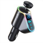 Chargeur de voiture rapide 4 en 1 usb - a 2x usb - c pd 150 w noir