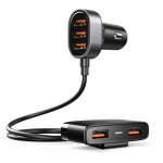 Chargeur de voiture multiport 24 v max 5, adaptateur de chargeur de voiture, ports usb a et type - c, ... Chargeur de voiture multiport 24 v max 5, adaptateur de chargeur de voiture, ports usb a et type - c, ...