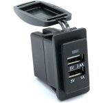 Chargeur de voiture panneau usb de voiture chargeur double prise usb prise usb voiture chargeur usb de ...