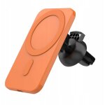 Chargeur de voiture sans fil support magn�tique pour iphone 15w grille