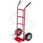 Chariot � bagages 110x42x42cm capacit� 150kg roues pneumatiques poign�es en caoutchouc