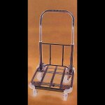 Chariot a caisses ta lescopique pliable capacita de charge 150 kg