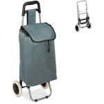 Chariot de courses, pliable, 25 l sac d'achats avec roulettes, chargeable jusqu'� 10 kg, 91 x 40 x 30 ...