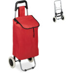 Chariot de courses, pliable, 25 l sac d'achats avec roulettes, chargeable jusqu'� 10 kg, 91 x 40 x 30 ...