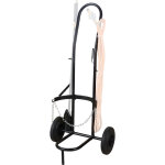 Chariot diable pour bouteille de gaz ? charge max 130kg ? roues 200mm ? transport pour d�sherbage et ...