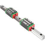 Chariot de guidage lin�aire hgr20 400 mm pour fraiseuse cnc avec 2 blocs de rails