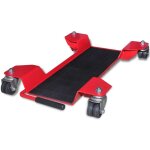 Chariot de moto rouge vidaxl