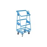 Fimm - servante d'atelier 3 plateaux bois m�dium charge 500 kg 1060 x 680 mm diam roues 200 mm