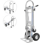 Vevor - chariot de transport pliable chariot manuel 3 en 1 diable multi - usage coulisseau deescalier ...