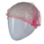 Charlotte cheveux jetable, rose en polypropyl�ne, taille unique pour industrie alimentaire ( prix pour ...