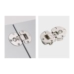 Charnière à abattant markant 11 sans vis de fixation, zinc moulé sous pression, nickelé hettich Charnière à abattant markant 11 sans vis de fixation, zinc moulé sous pression, nickelé hettich