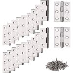Charni�res, charni�res en acier inoxydable, 20 petites charni�res, charni�res, charni�res plates, quincailleri ...