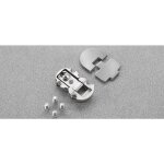 Salice - charni�re centrale avec cache pacta inox frck59rxxxi