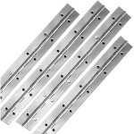 Charni�res continues et � piano de 12 po (environ 30, 5 cm), charni�res continues en 4 pi�ces en acier ...