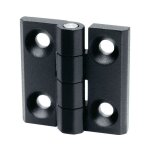 Otto ganter gmbh&co. kg - charni�re gn 237 hauteur 40 mm largeur 40 mm �paisseur 2 mm zinc - moul� sous ...