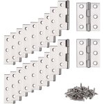 Charniere, charni�re inox, 20 pcs petite charniere, charni�re, charni�re plate, charni�re pour la maison ...
