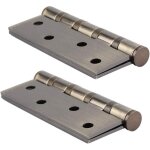 Charnières inox Épaisseur 3mm paumelle pour porte en bois charnière à visser au placard lourd Charnières inox Épaisseur 3mm paumelle pour porte en bois charnière à visser au placard lourd