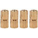 Charni�res invisibles en cuivre pur de 14 mm pour bo�te � bijoux, bo�te cadeau, plans de travail (4 pi�ces?14m ...