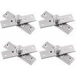 Lucky - 88 - charnires pivot porte  rotation cache de 360 degrs 4 pcs pivot hinge for door charnire ...