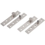 Charni�res pivotantes � 360 degr�s en acier inoxydable, pour porte rotative, longueur 95 mm, pivot excentrique ...