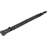 Kotarbau - charni�re de porte 400 mm - noir - en acier inoxydable - robuste