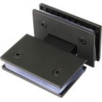 Charni�re de porte de douche en verre connecteur pliant de 180 degr�s pince de porte de placard pour ...
