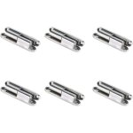 Charni�re porte placard meuble paumelle de r�paration 14. 5x 80 mm 6 pi�ces alliage de zinc paumelle ...