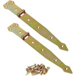 Kotarbau - charni�re de porte - rev�tement par poudre - charni�re de porte - acier inoxydable - 250 mm ...