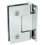 Charni�re charni�re de porte en verre sans cadre en acier inoxydable charni�re de salle de douche pour ...