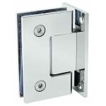 Charni�re charni�re de porte en verre sans cadre en acier inoxydable charni�re de salle de douche pour ...