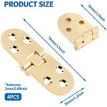 Charni�res de table pliantes robustes, charni�re sup�rieure rabattable en alliage de zinc pour machine ...