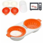 Chaudi�re � ?ufs � micro - ondes, chaudi�re � ?ufs � 2 couches avec paniers de vidange, plat � vapeur ...