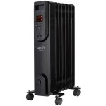 Chauffage lectrique  huile avec tlcommande camry cr 7812, 7 ailettes, 1500 w noir