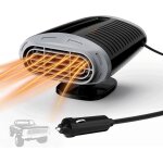 Chauffage de voiture 12 v, chauffage de voiture portable 2 en 1, dsembueur et dgivreur de pare - brise ...