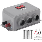 Chauffage de voiture compact 12v 3trous 600w800w hiver chauffage rapide rchauffeur anti - givre faible ...
