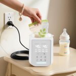 Chauffe - biberon 10 en 1 avec thermostat intelligent et veilleuse chauffage rapide en 2 � 5 minutes, ...