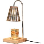 Chauffe - bougie brleur lampe  fondre parfum base en bois veilleuse bougeoir ornements