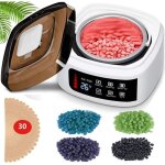 Chauffe cire epilation - - 400g cire epilation perle - �cran led - sans bande