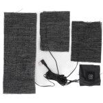 Chauffe - linge usb 3 en 1, 3 niveaux de chaleur, tissu doux lavable, coussin chauffant �lectrique pour ...