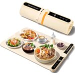 Chauffe plat �lectrique, plateau chauffant �lectrique pliable, 40 - 120�c plateau chauffant en silicone ...